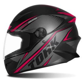 Capacete Pro Tork R8 Preto e Rosa